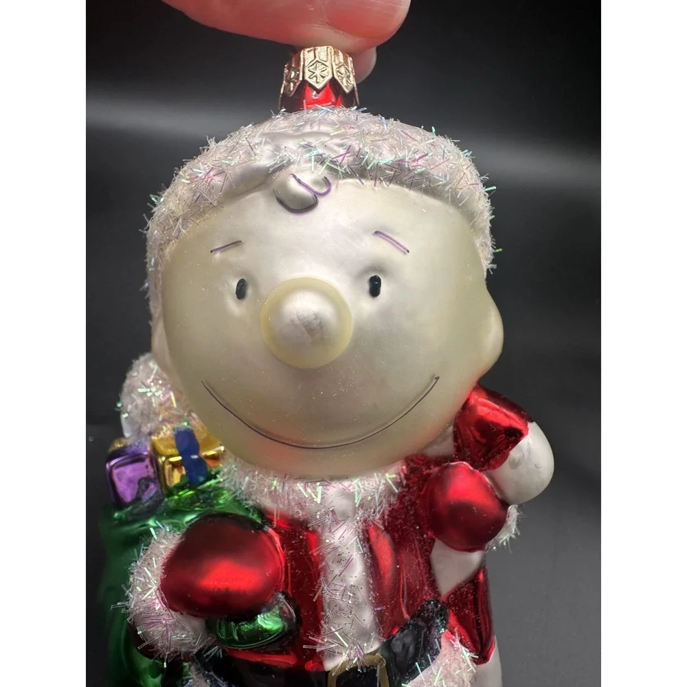 KURT ADLER POLONAISE CHARLIE BROWN SANTA THE PEANUTS ORNAMENT AP 1212 6